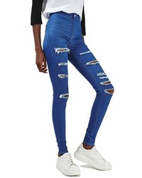 Topshop Joni Ripped Super Skinny Jeans