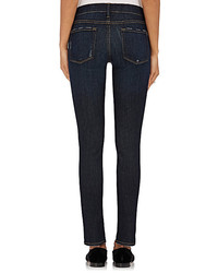 Frame Le Skinny De Jeanne Raw Stagger Distressed Jeans
