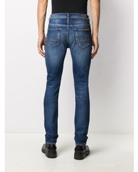 7 For All Mankind Light Wash Skinny Jeans