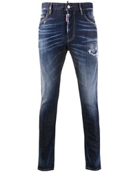 DSQUARED2 Mid Rise Ripped Skinny Jeans