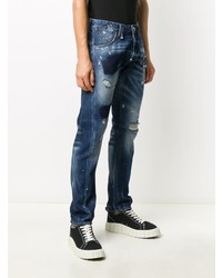 Philipp Plein Milano Cut Patches Jeans