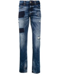 Philipp Plein Monogram Straight Cut Jeans