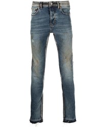 purple brand P001 Patchwork Skinny Jeans