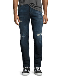 7 For All Mankind Paxtyn Distressed Skinny Jeans Phoenix