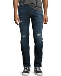 7 For All Mankind Paxtyn Distressed Skinny Jeans Phoenix