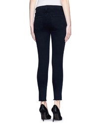 J Brand Photo Ready Ripped Knee Cropped Skinny Jeans