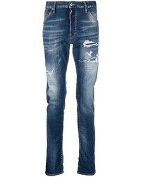 DSQUARED2 Ripped Detail Skinny Jeans