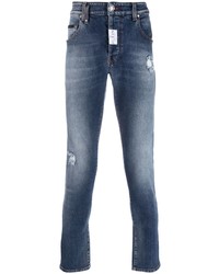 Philipp Plein Ripped Detail Skinny Jeans