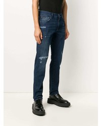 Dolce & Gabbana Ripped Mid Rise Skinny Jeans
