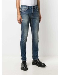 7 For All Mankind Ripped Skinny Jeans