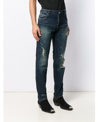 Balmain Ripped Slim Jeans