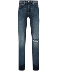R13 Sid Ripped Detail Skinny Jeans