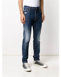 DSQUARED2 Splatter Effect Slim Fit Jeans
