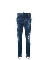 Dsquared2 Stirrup Ripped Jeans