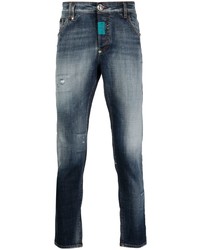 Philipp Plein Stonewashed Skinny Cut Jeans