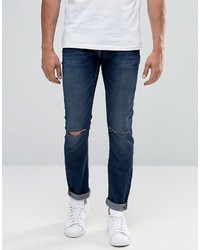 Troy Skinny Ripped Knee Jeans