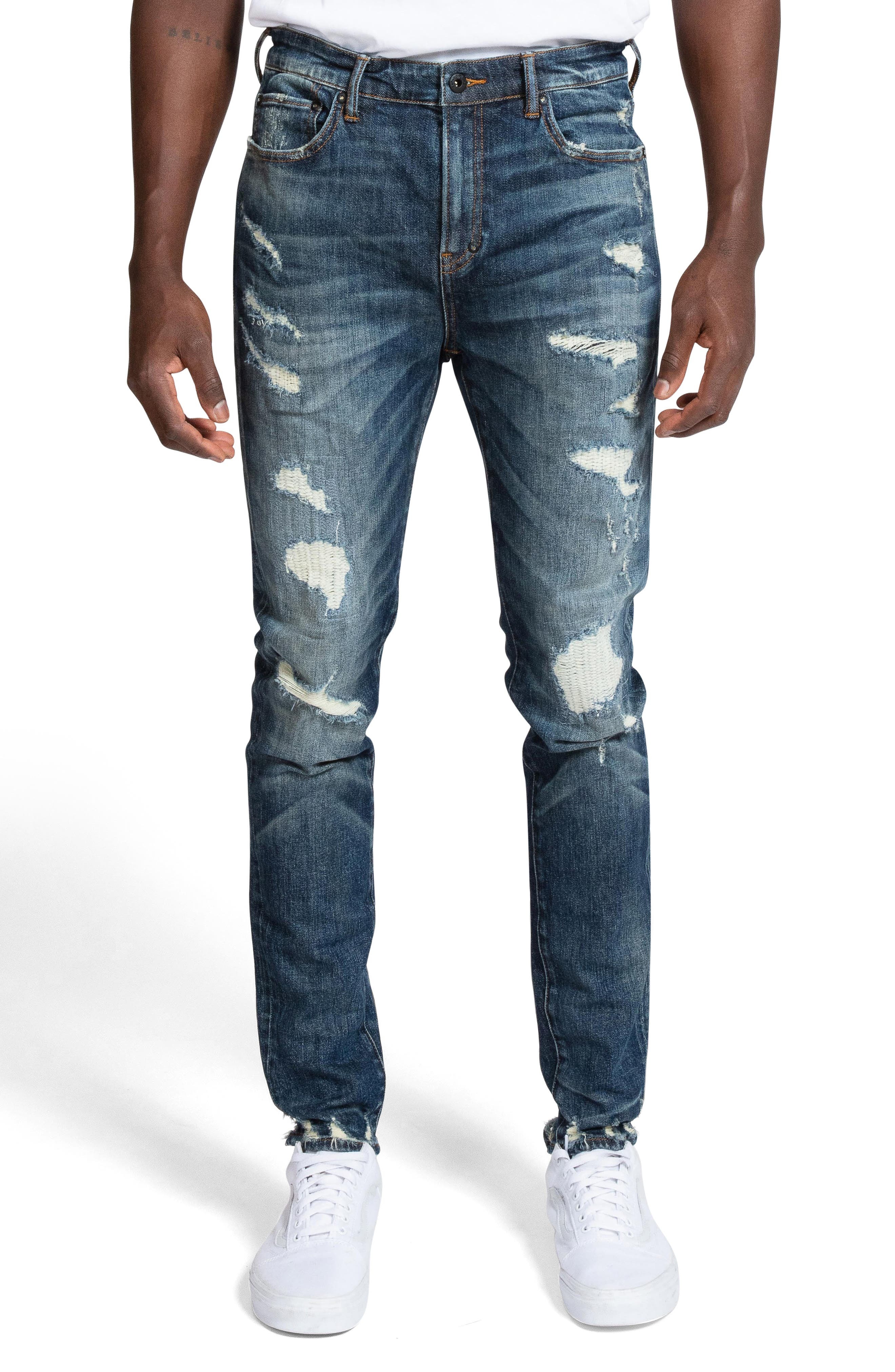 PRPS Warlock Destroyed Skinny Fit Jeans, $186 | Nordstrom | Lookastic