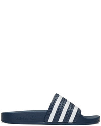 adidas Originals Navy Adilette Slide Sandals