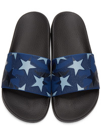Valentino Blue Camo Star Sandals