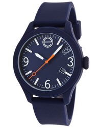 ESQ by Movado Esq One Navy Blue Silicone And Dial