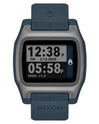 Nixon High Tide Digital Silicone Watch