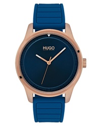 Hugo Silicone Strap Watch