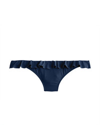 Navy Ruffle Bikini Pant