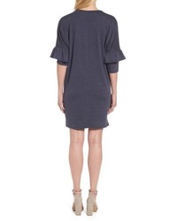 Bobeau Ruffle Sleeve Tunic Dress