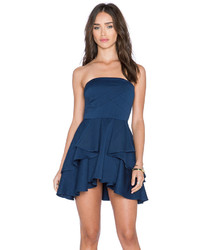 Lucy Paris Layered In Ruffles Strapless Dress