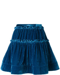 Alberta Ferretti Ruffled Mini Skirt