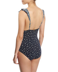 MICHAEL Michael Kors Michl Michl Kors Ruffled Ditsy Floral One Piece Swimsuit