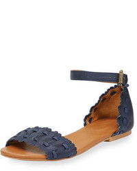 See by Chloe Jane Scalloped Ankle Wrap Sandal