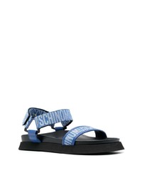 Moschino Logo Touch Strap 40mm Sandals