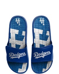 FOCO Los Angeles Dodgers Wordmark Gel Slide Sandals In Blue At Nordstrom