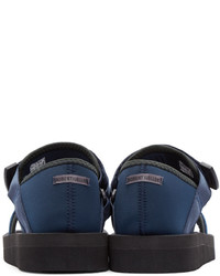 Robert Geller Navy Suicoke Edition Sandals