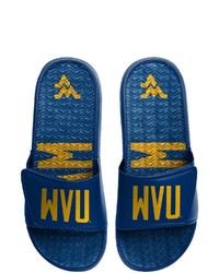 FOCO West Virginia Mountaineers Wordmark Gel Slide Sandals