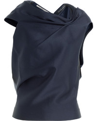 Roland Mouret Draped Top With Open Back