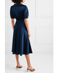 Diane von Furstenberg Valentina Satin Wrap Dress