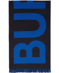 Burberry Blue Logo Scarf