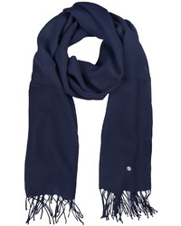 Mila Schon Midnight Blue Wool And Cashmere Stole