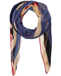 Vince Camuto Military Color Block Square Scarf Scarves