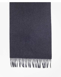 Brooks Brothers Saxxon Wool Scarf With Fringe