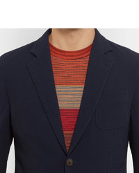 Giorgio Armani Upton Virgin Wool Blend Seersucker Suit Jacket