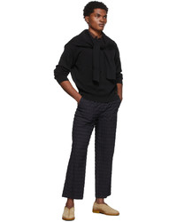LE17SEPTEMBRE Navy Ripple Easy Trousers