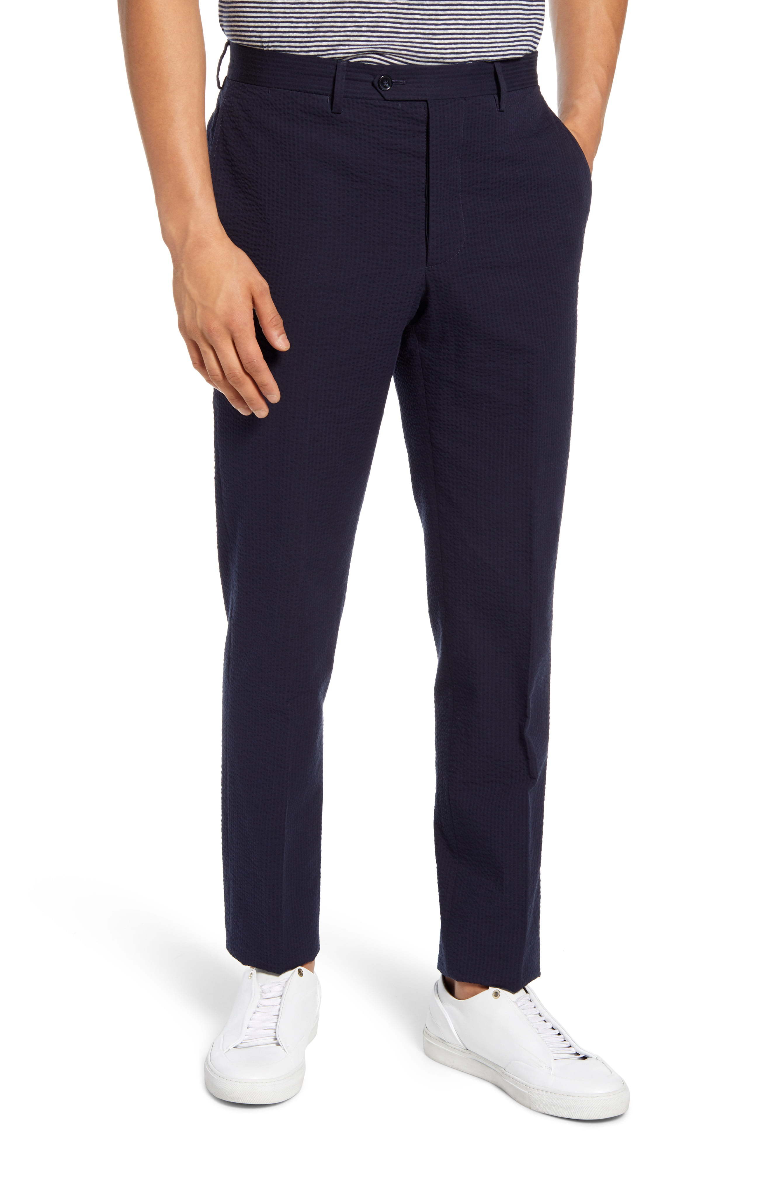 Officine Generale Seersucker Pants, $140 | Nordstrom | Lookastic