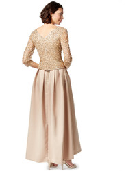 Patra Embellished Sequin Gown