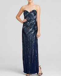 Sean Collection Gown Strapless Sequin