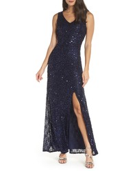 Morgan & Co. Sequin Lace Gown