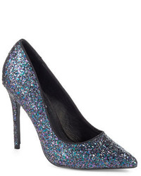 Navy Sequin Shoes