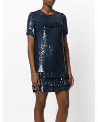 P.A.R.O.S.H. Gathered Sequin Dress